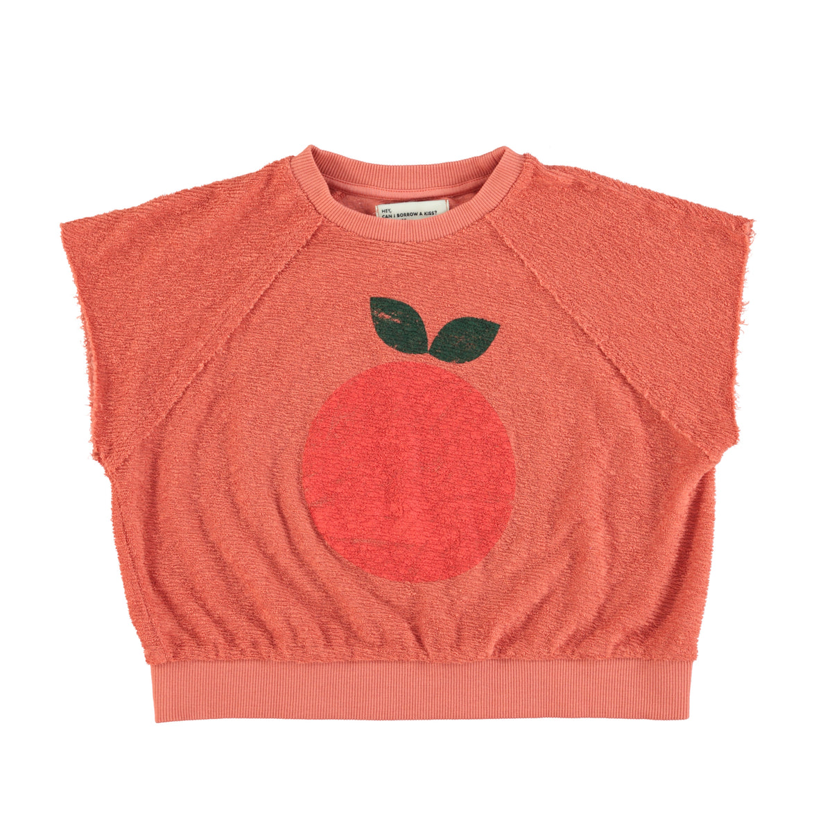 Ärmelloses Shirt mit Apfel
