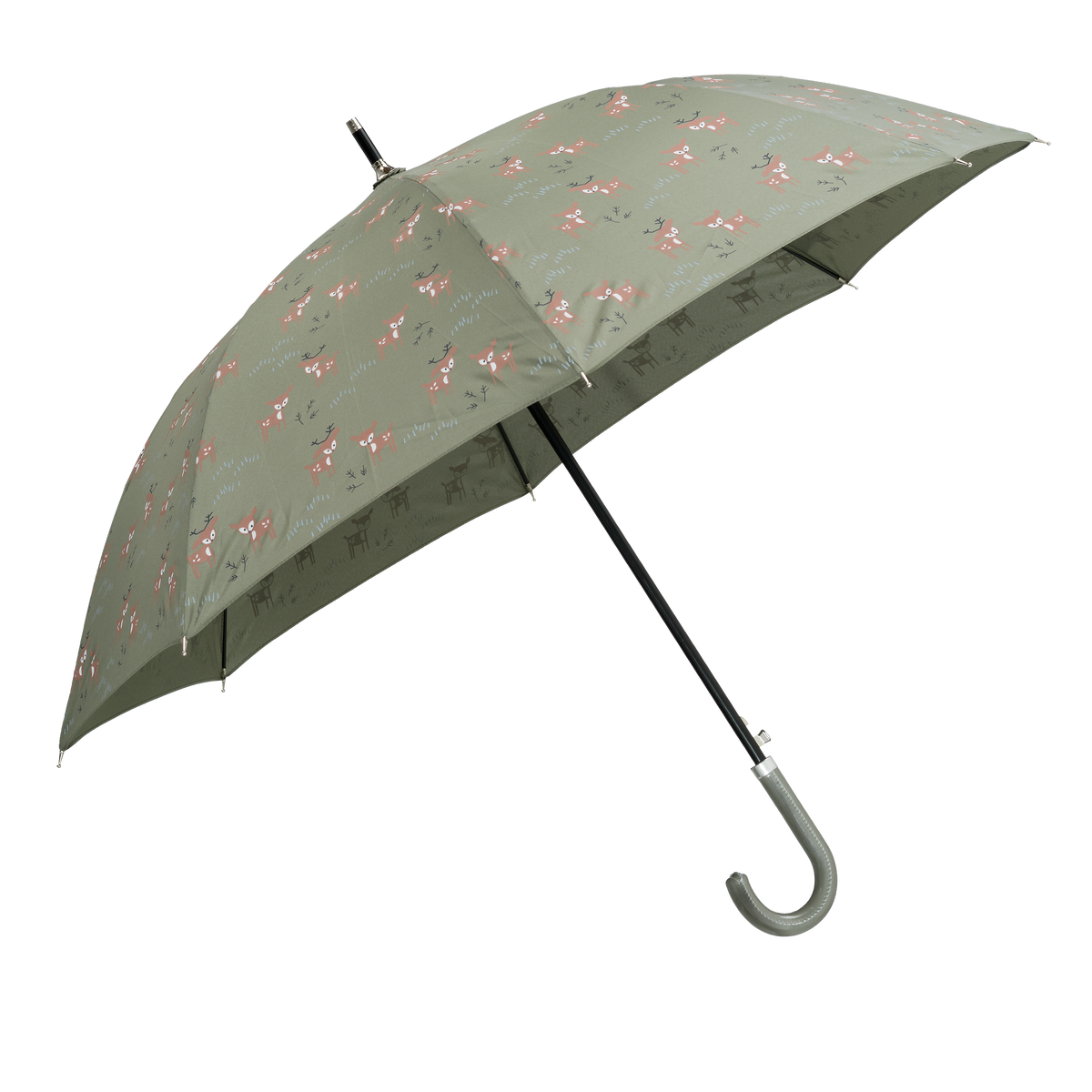 Regenschirm Reh - grün