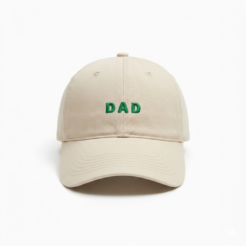Cap „DAD - Beige/Grün"