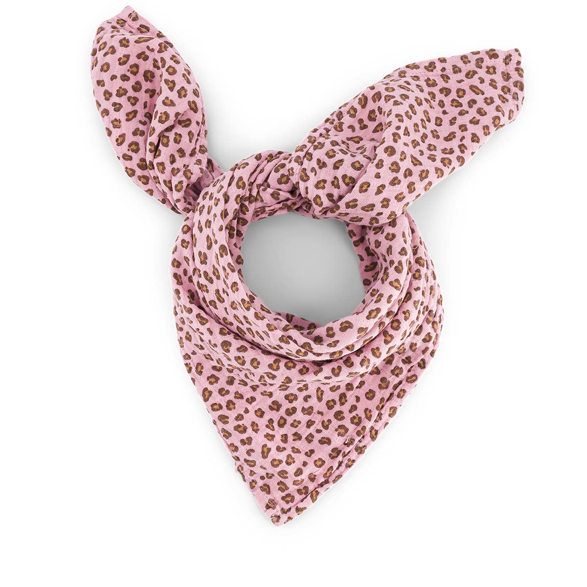 Musselin Halstuch Kinder - Leo/Pink Candy