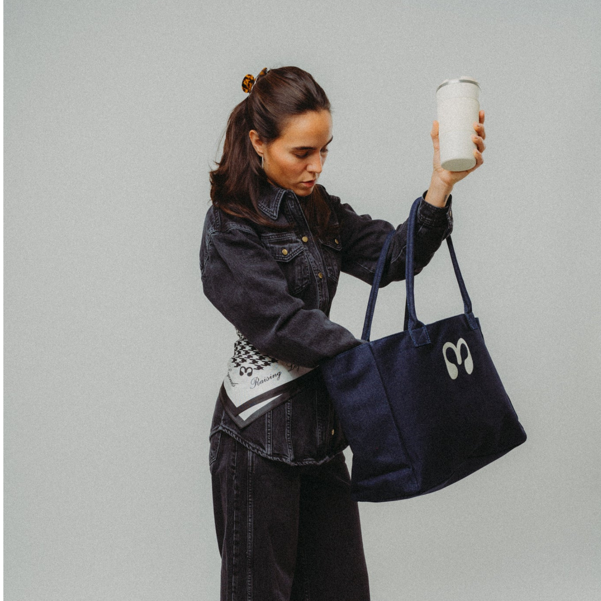 Denim Tote Bag
