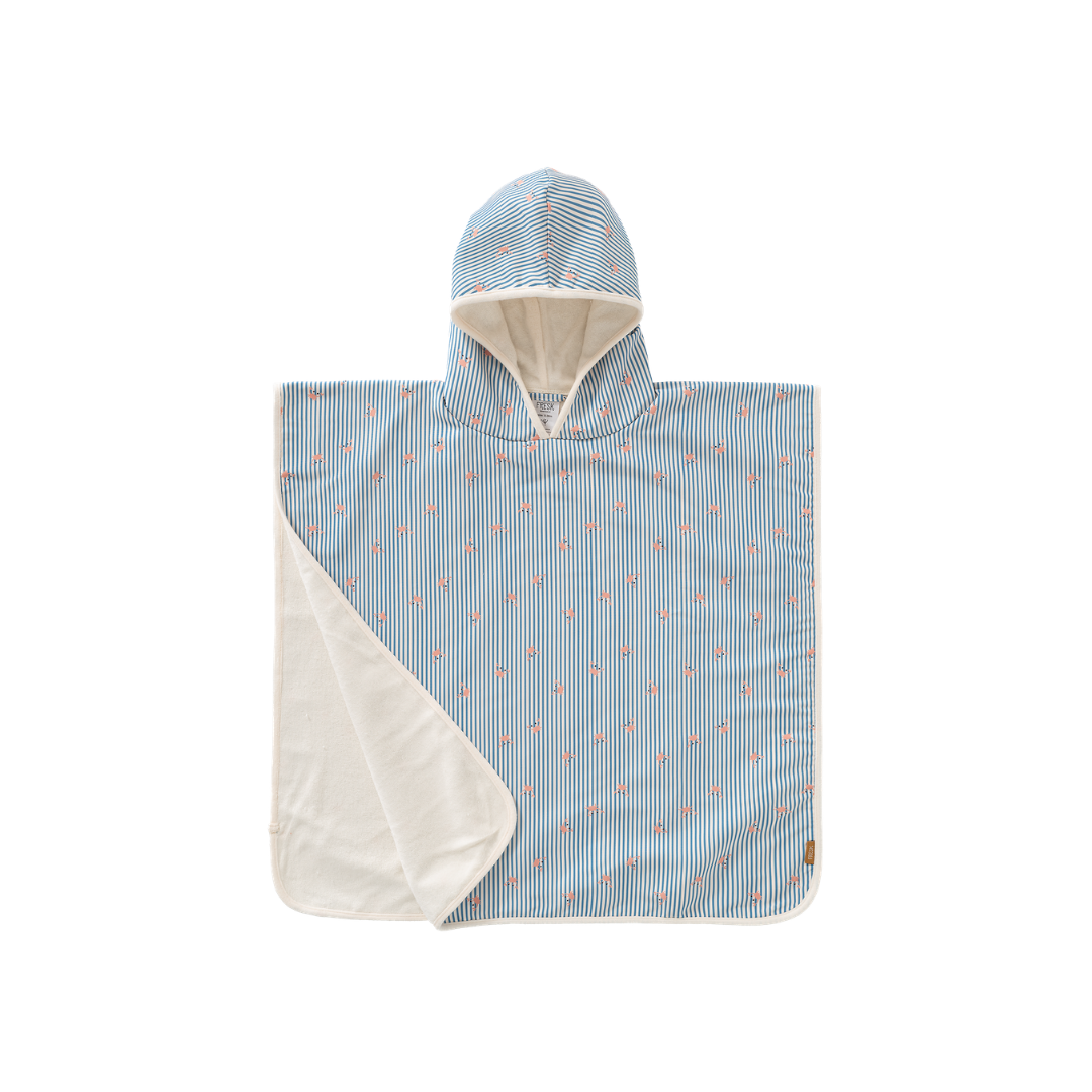 Badeponcho mit Kapuze UV50 - Krebs