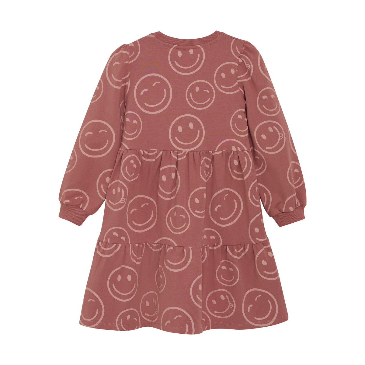 Langarm-Kleid mit Smiley