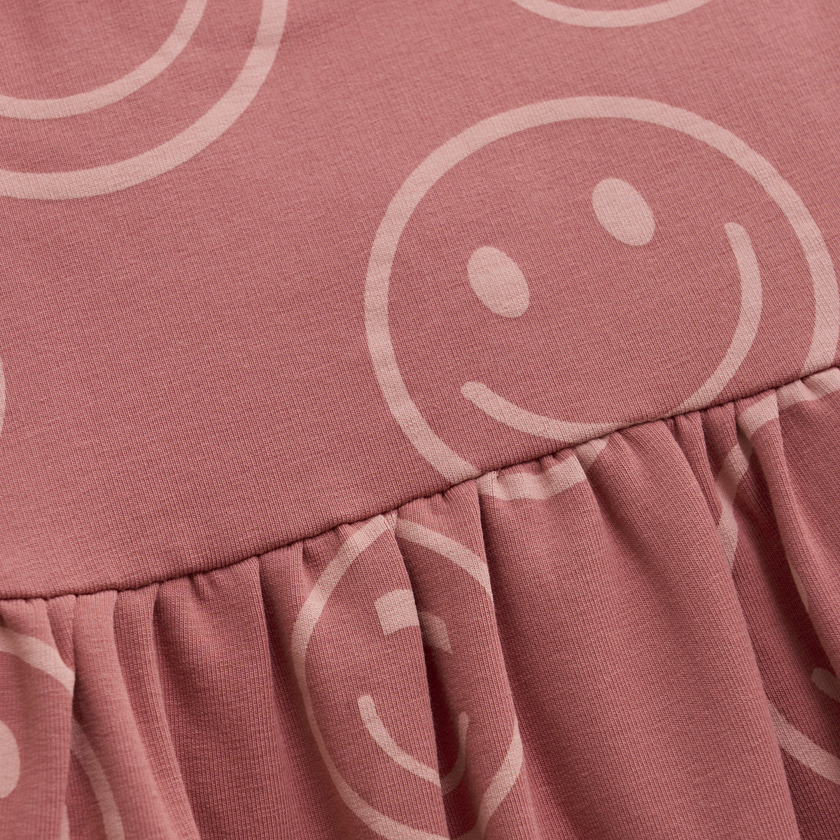 Langarm-Kleid mit Smiley