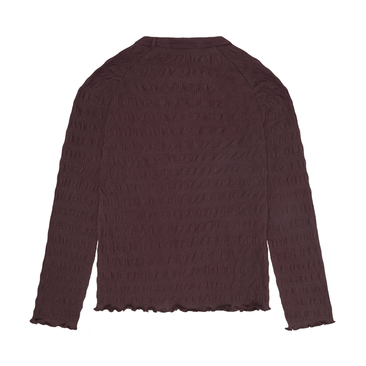 T-Shirt langarm Basic - huckleberry
