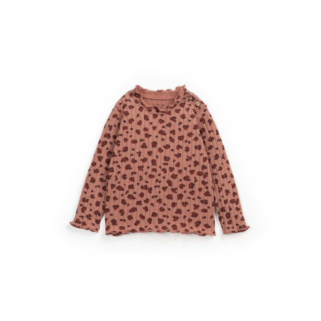Leo Shirt mit Kragen  - rot