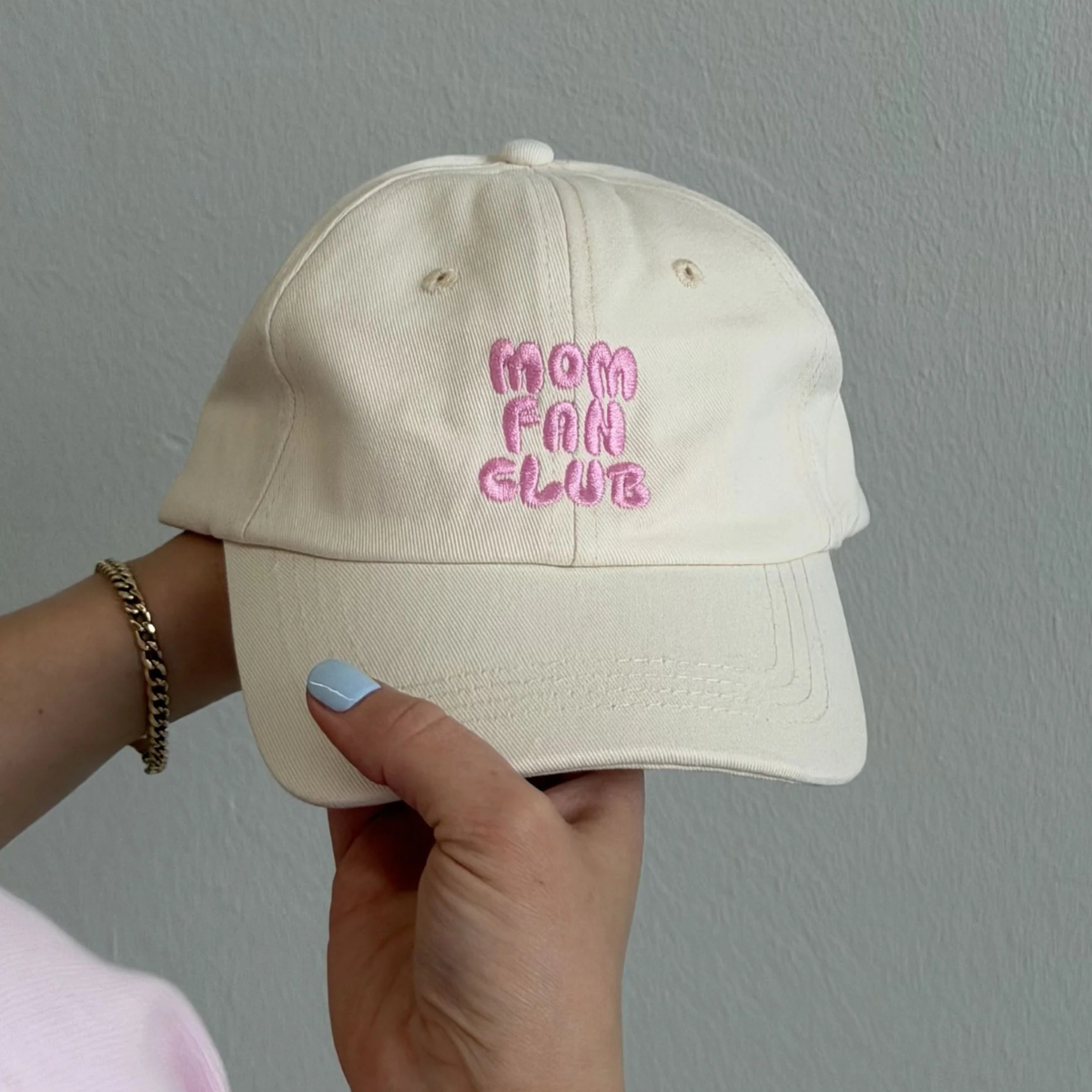 Mom Fan Club Cap - Rosa