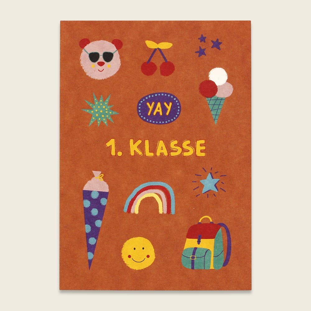 Postkarte 1.Klasse