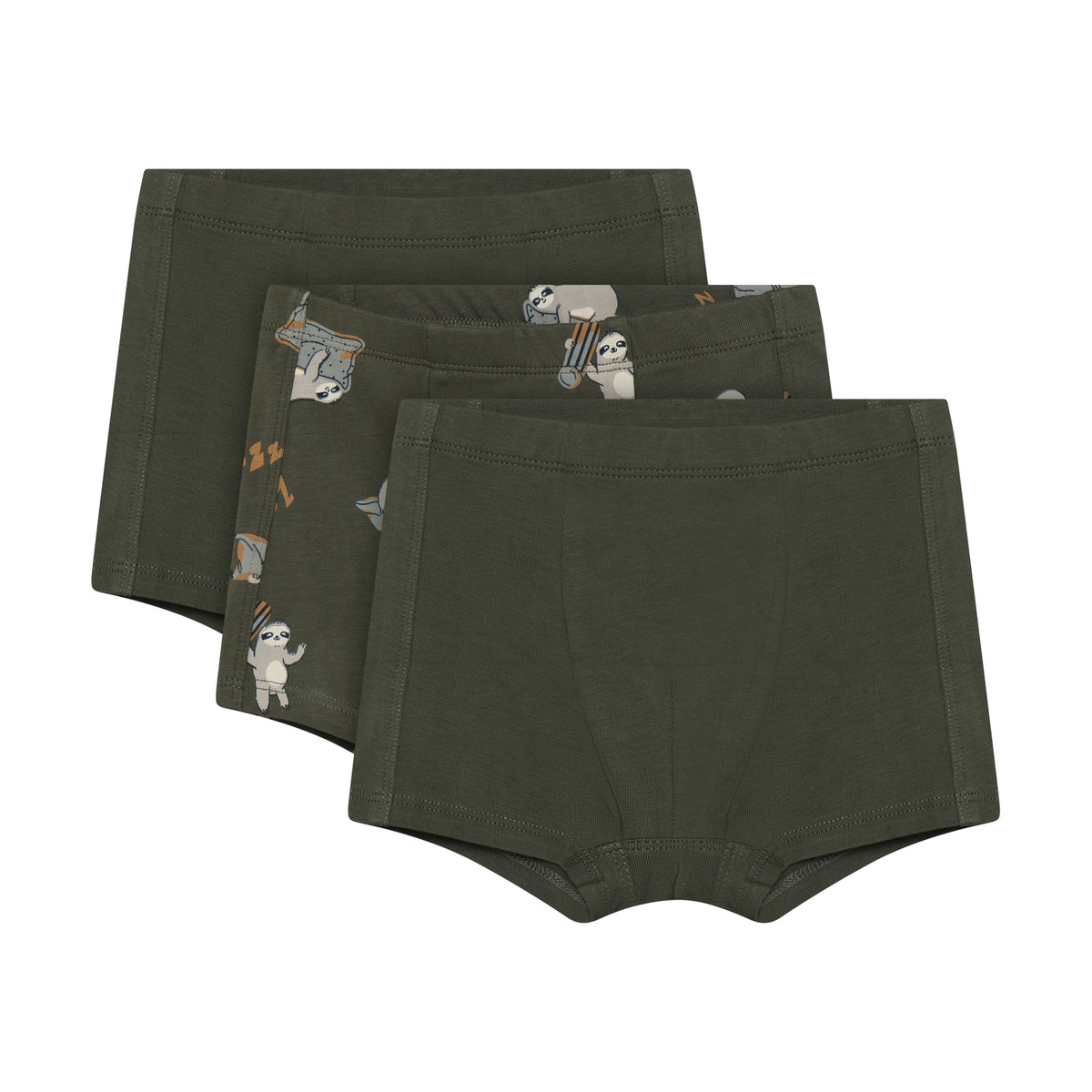 3er Pack Unterhose - faultier/uni