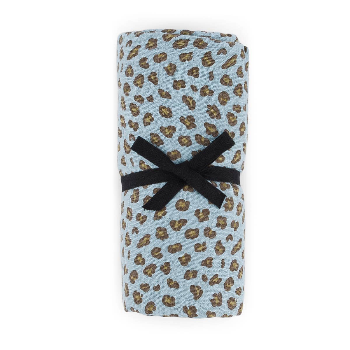 Musselin Halstuch Kinder - Himmelblau/Leo