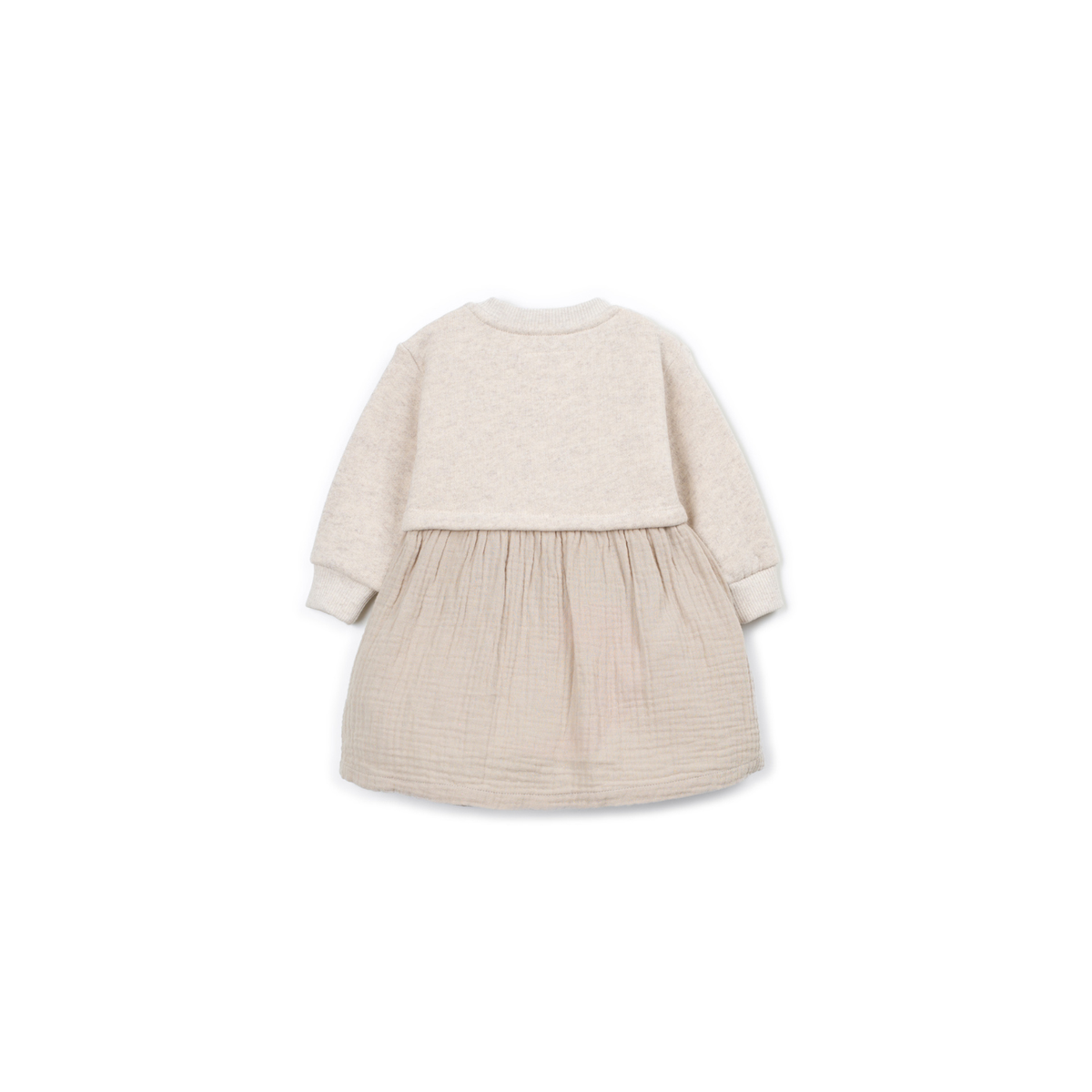 Sweatshirt Kleid - beige