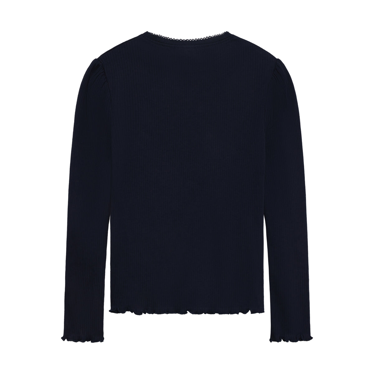 T-Shirt langarm Basic - dunkelblau