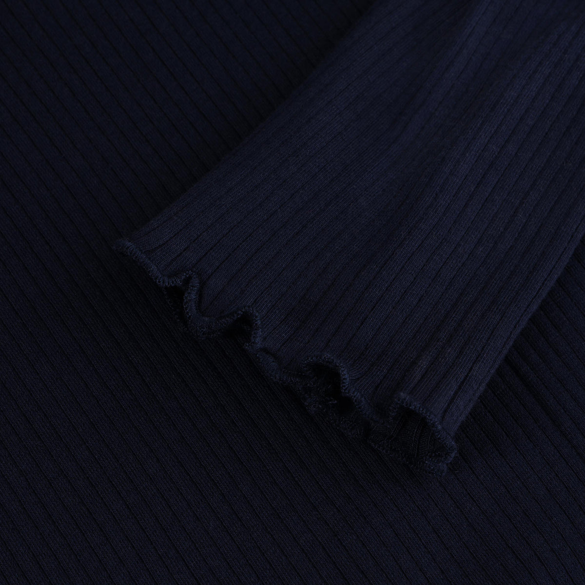 T-Shirt langarm Basic - dunkelblau