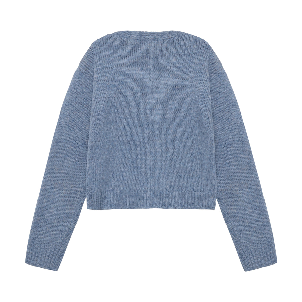 Strick Cardigan mit Blumen
