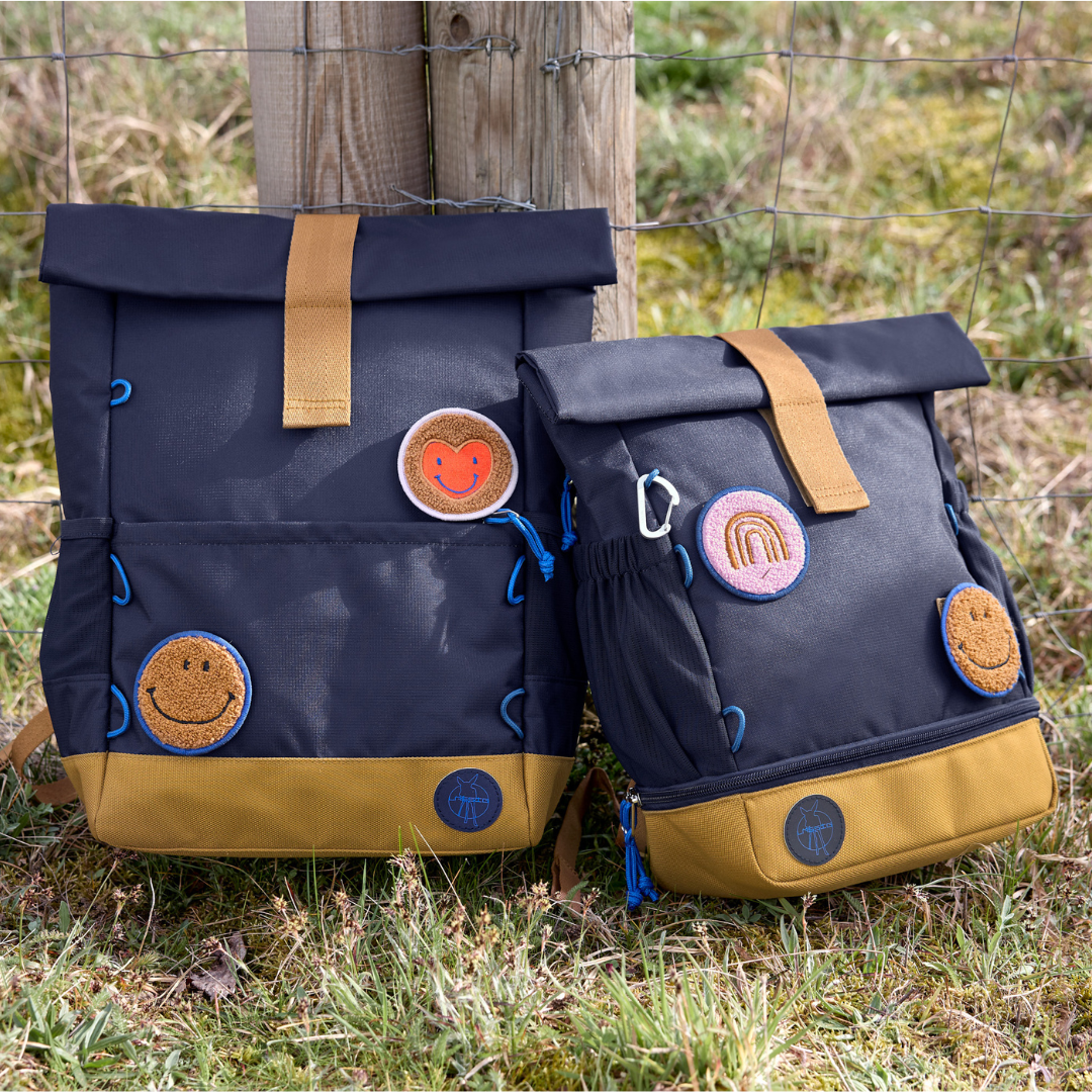 Kindergartenrucksack Rolltop Medium - blau