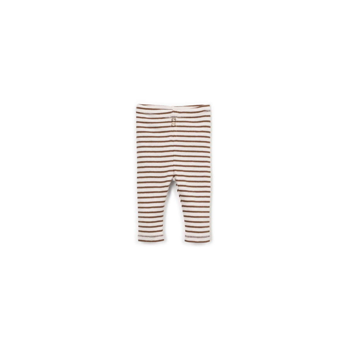 Babyleggings gestreift - braun