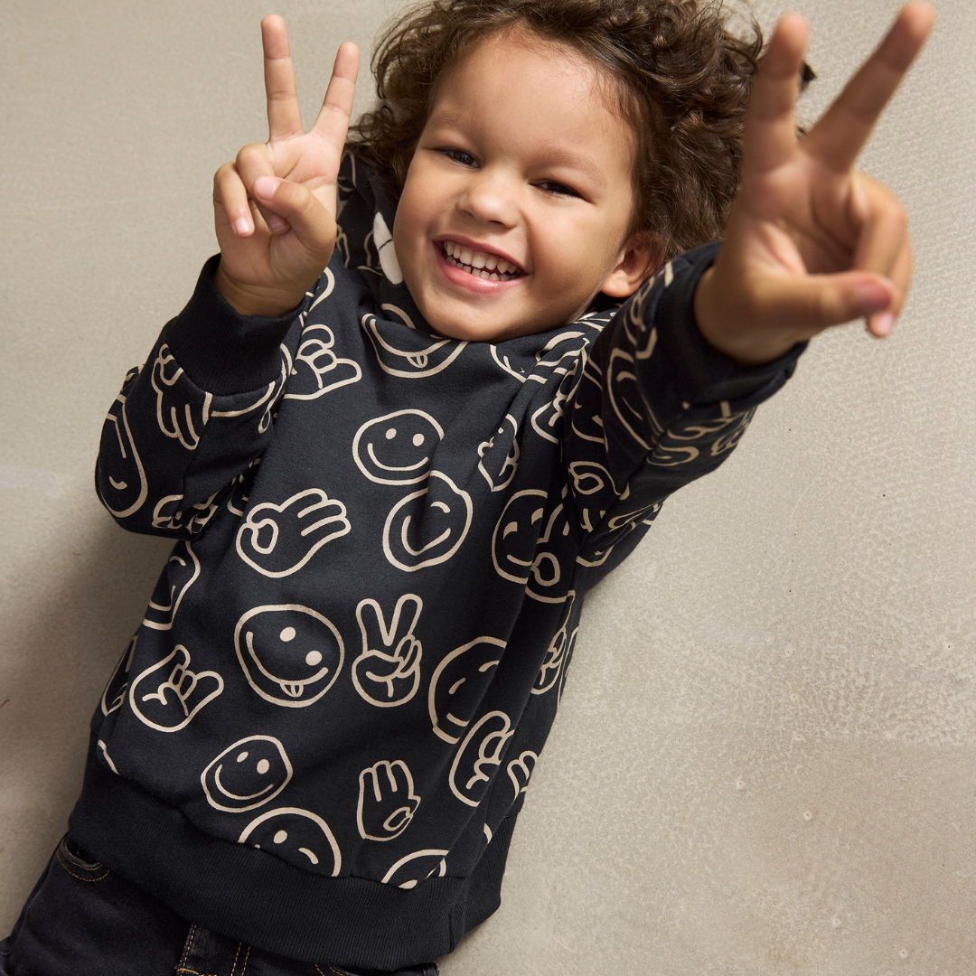 Hoodie mit Smiley