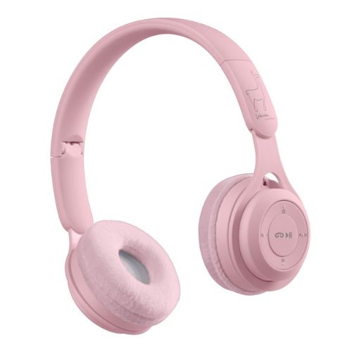 Kabelloser Bluetooth-Kopfhörer für Kinder – rose pastel