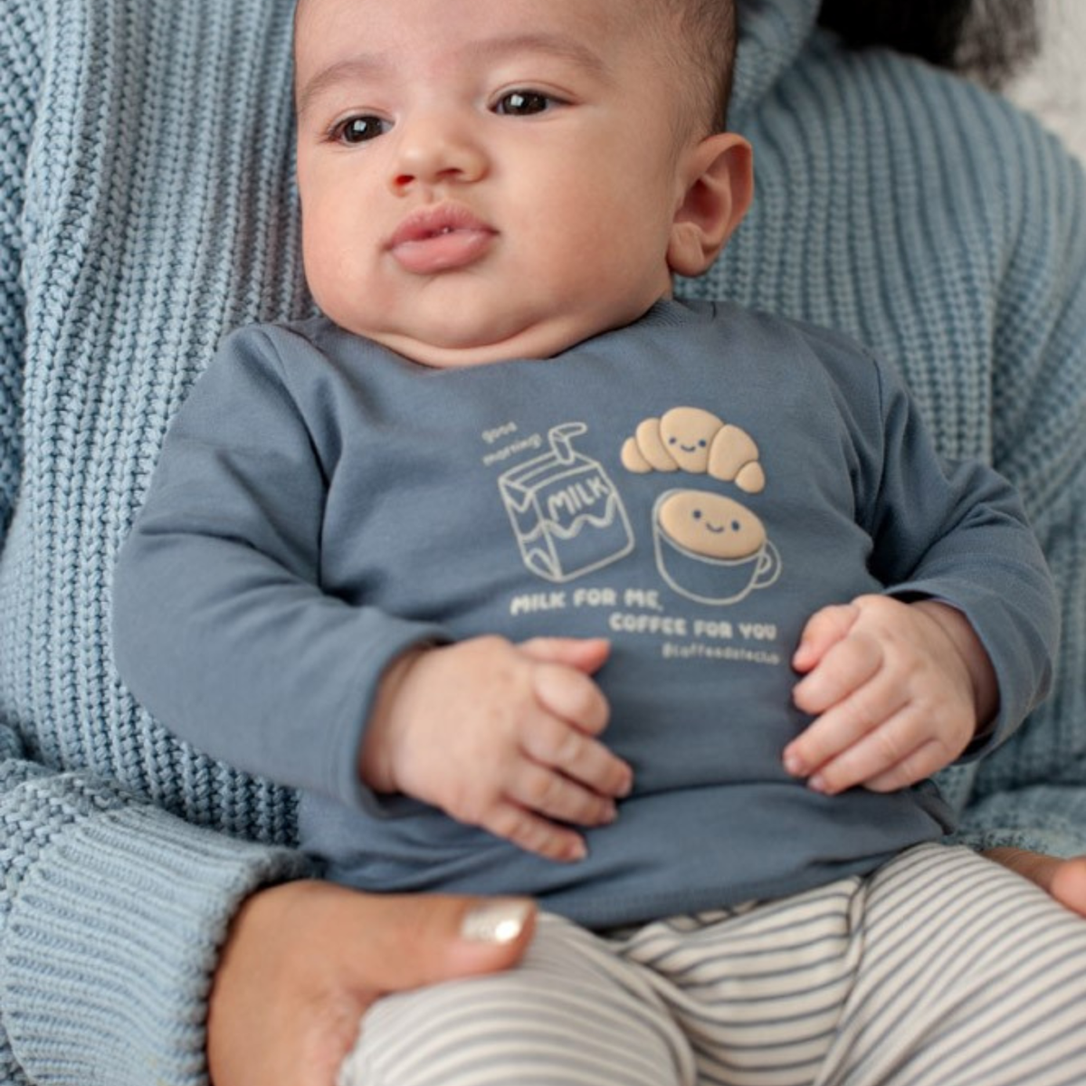 Longsleeve Breakfast Buddy - blau