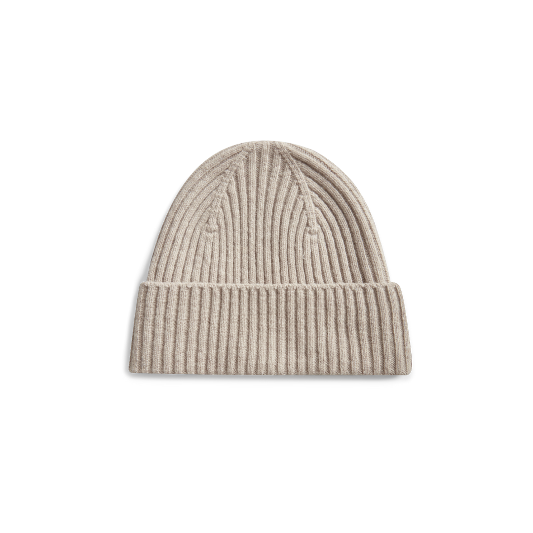 Strickbeanie - beige