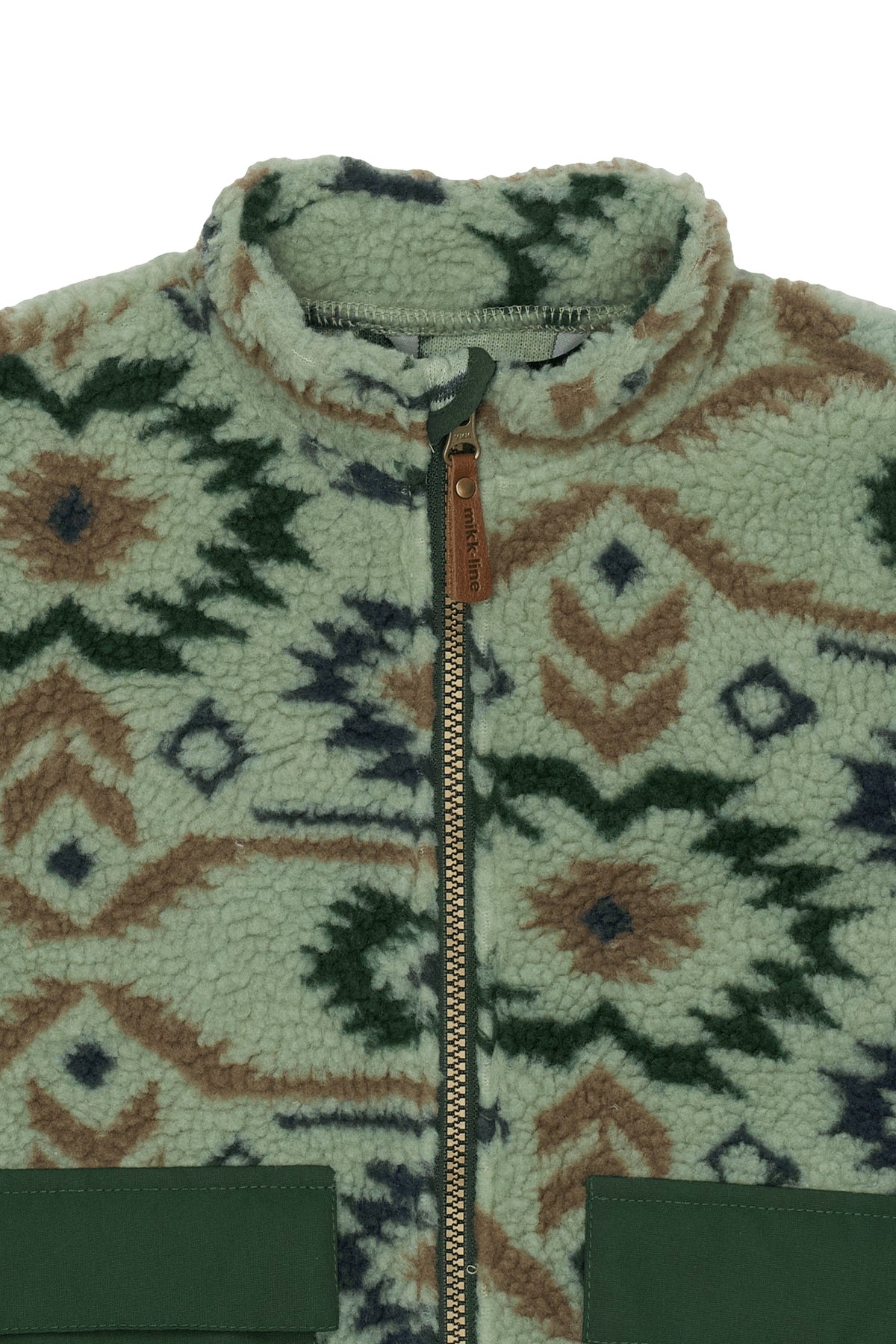 Teddy Mix Jacket - Grün