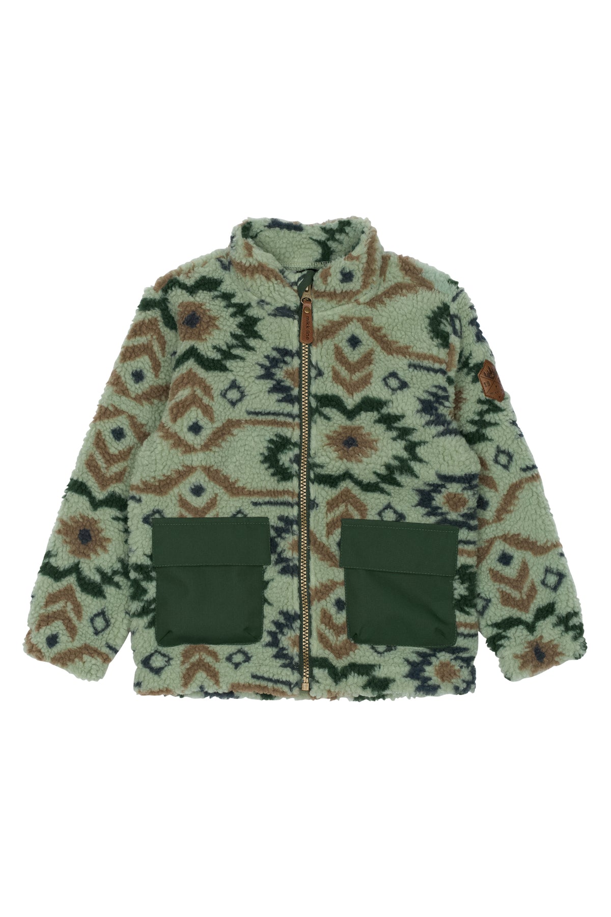 Teddy Mix Jacket - Grün