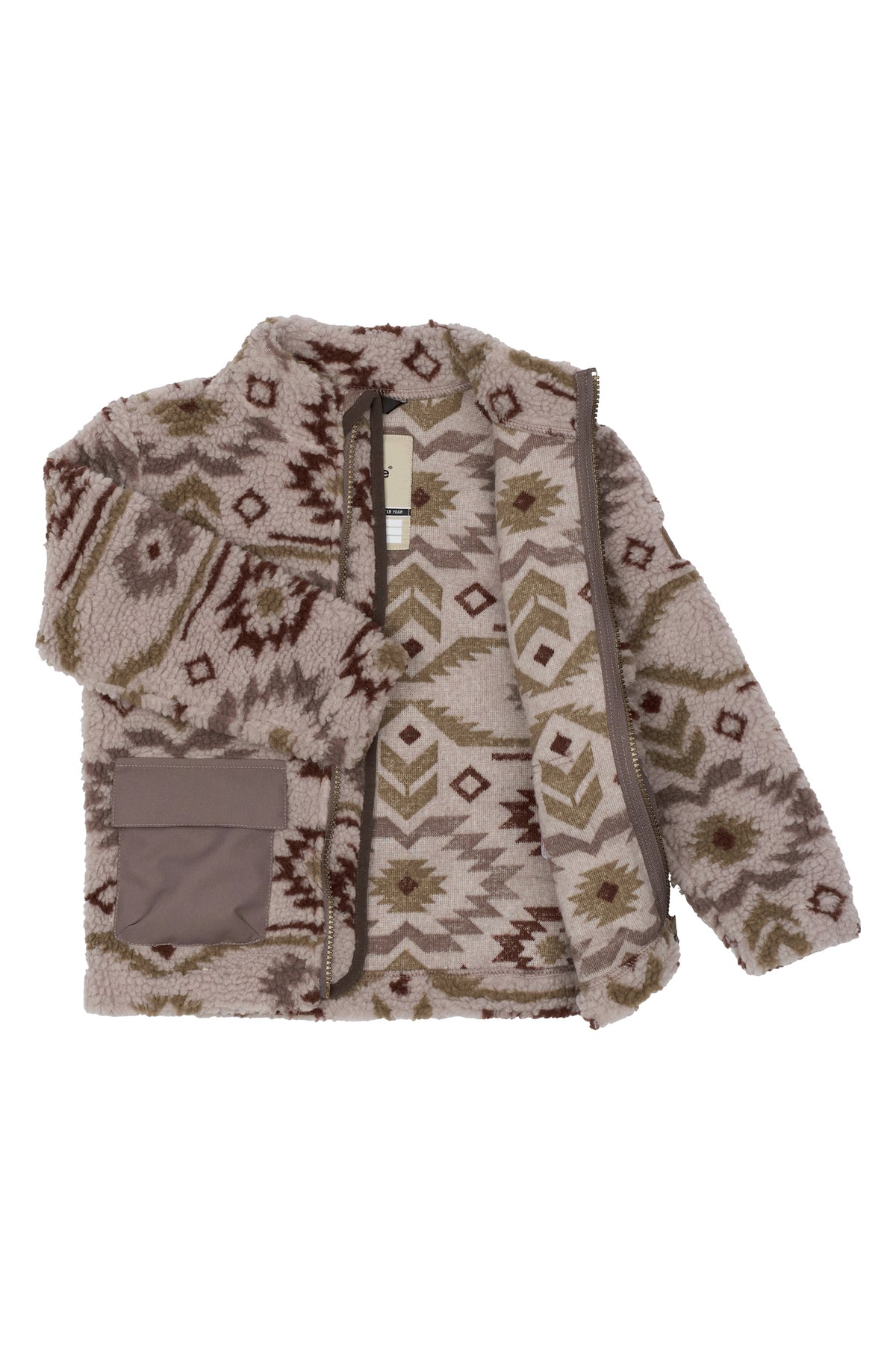 Teddy Mix Jacket - Lila