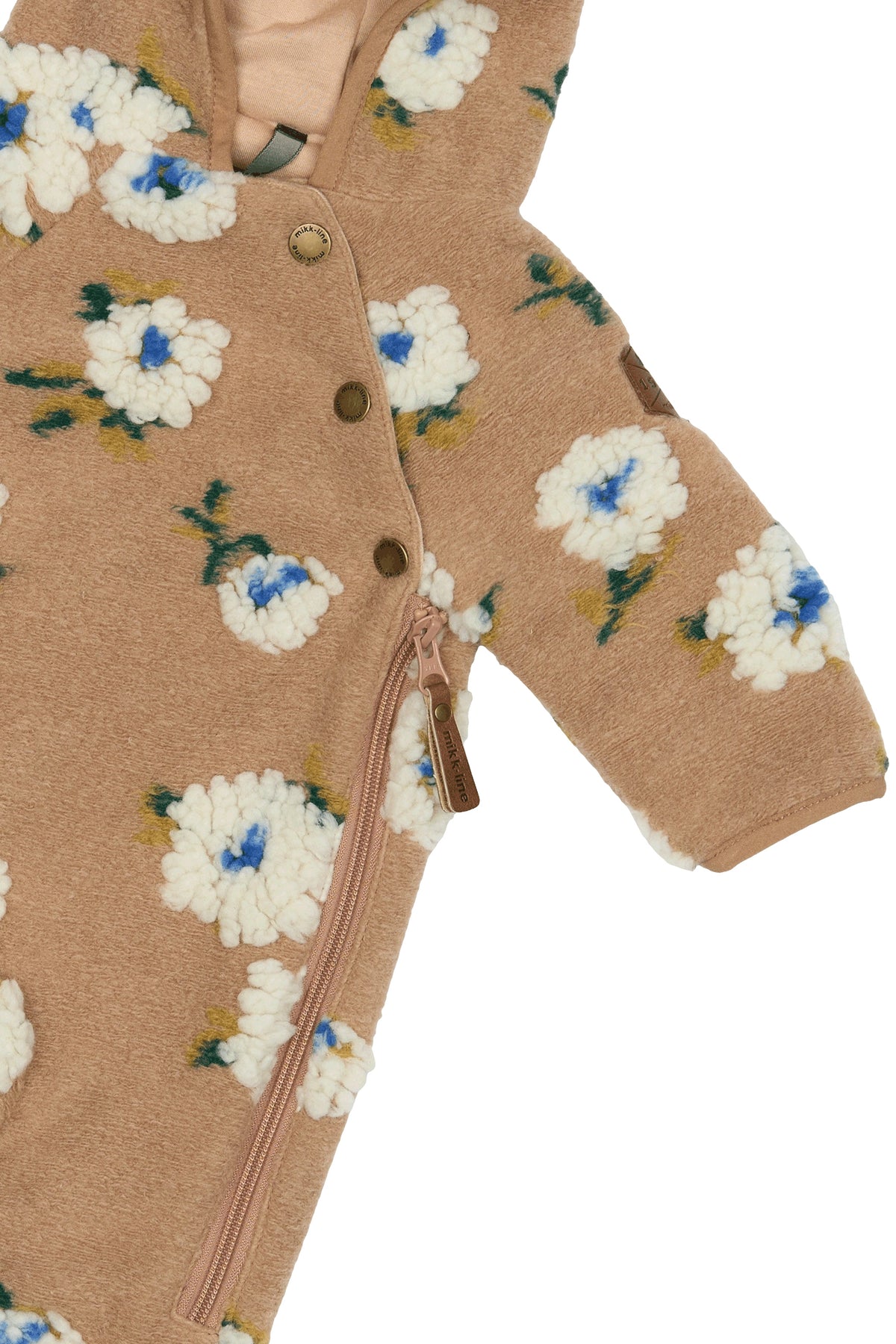 Teddy Overall mit Muster und Ohren