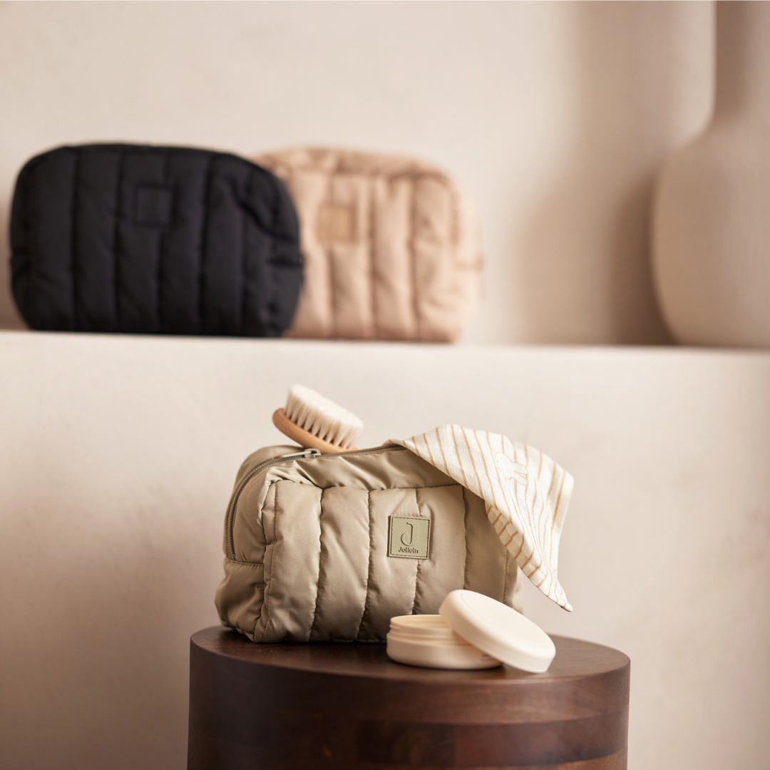 Pouch Puffed - olive green