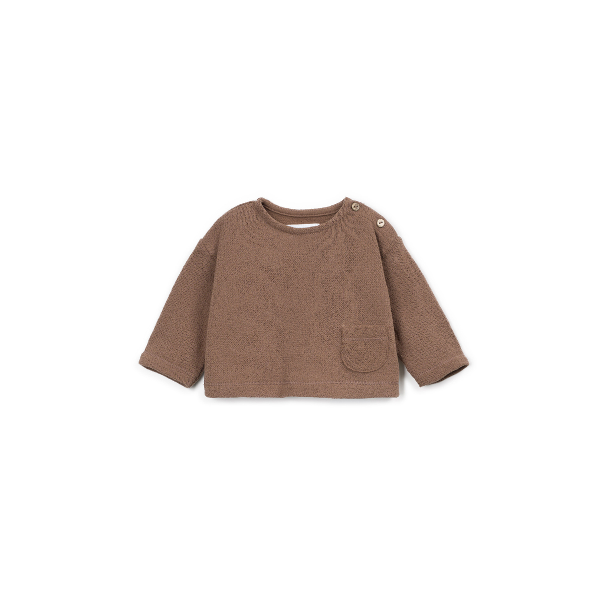 Babyshirt langarm - braun