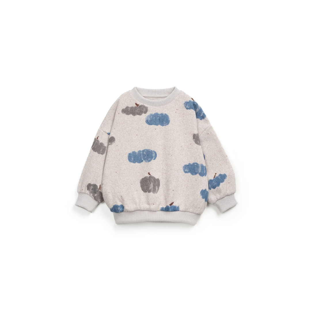Jersey Sweat mit Wolken