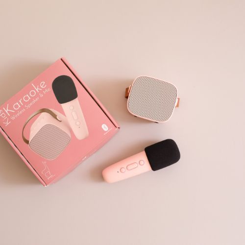 Kinder - Karaoke - Set - rosa