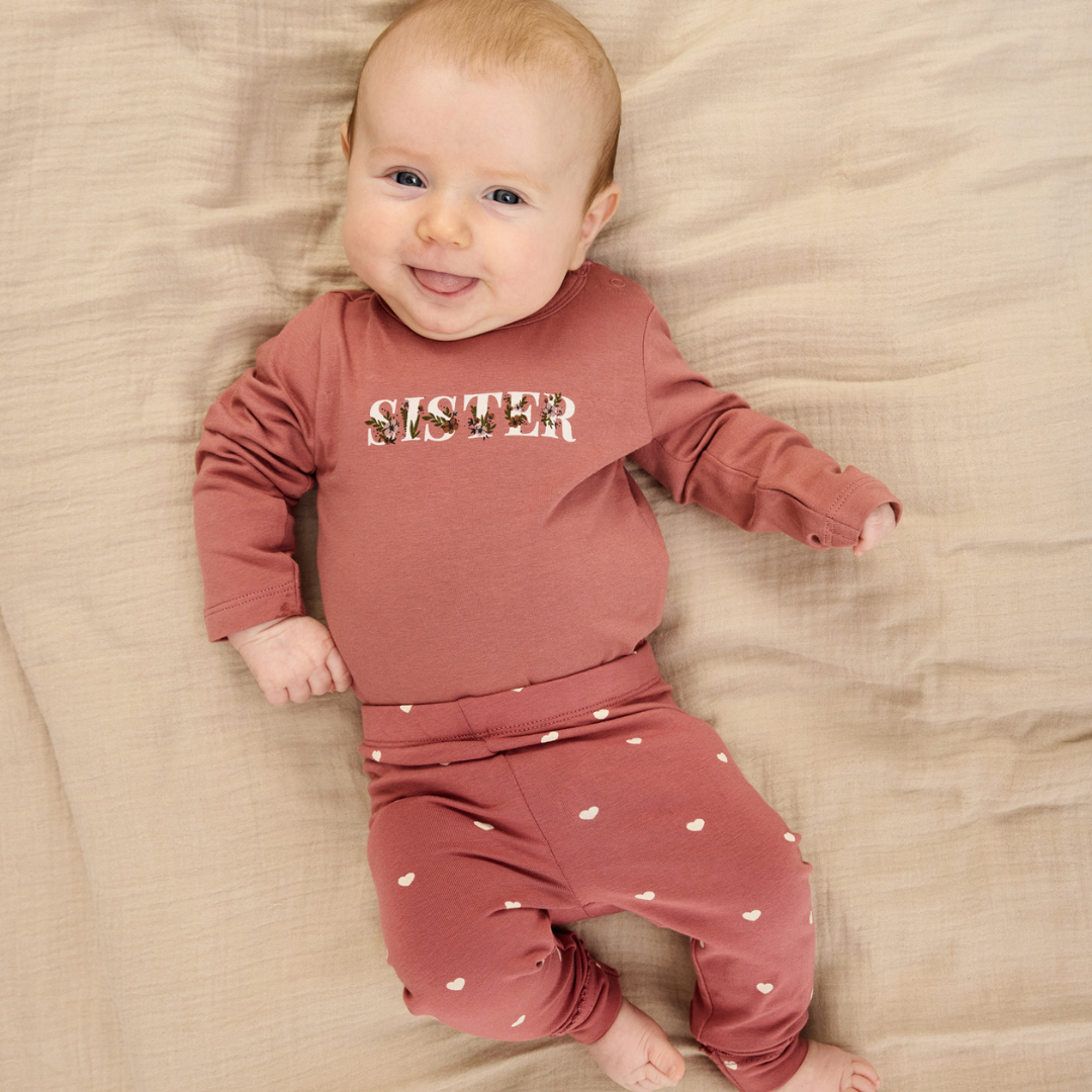 Body langarm Sister - rose