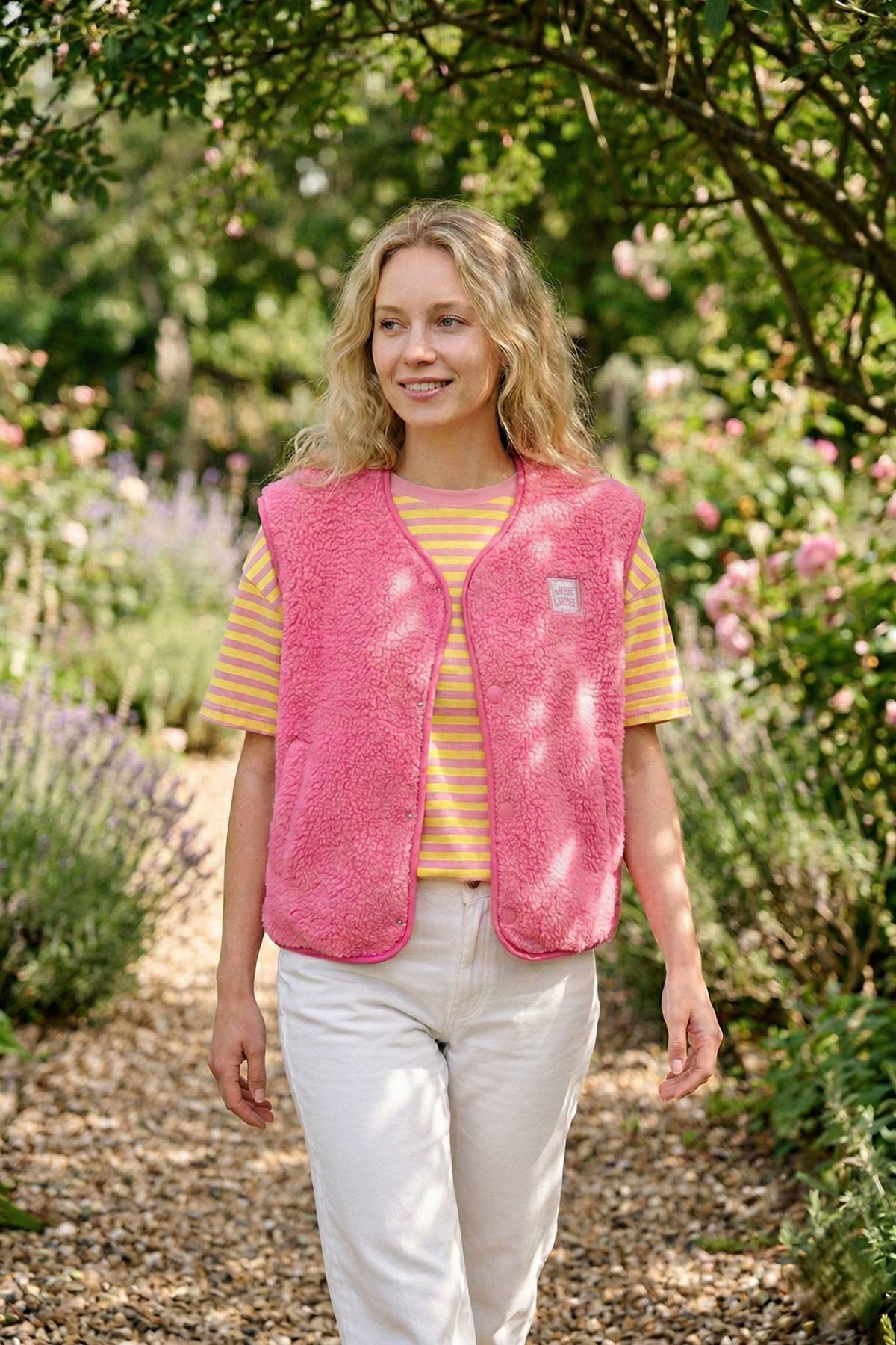 Teddyweste Woman - pink