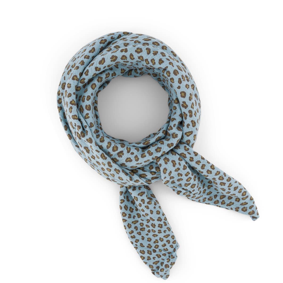 Musselin Halstuch Mama - Himmelblau Leo