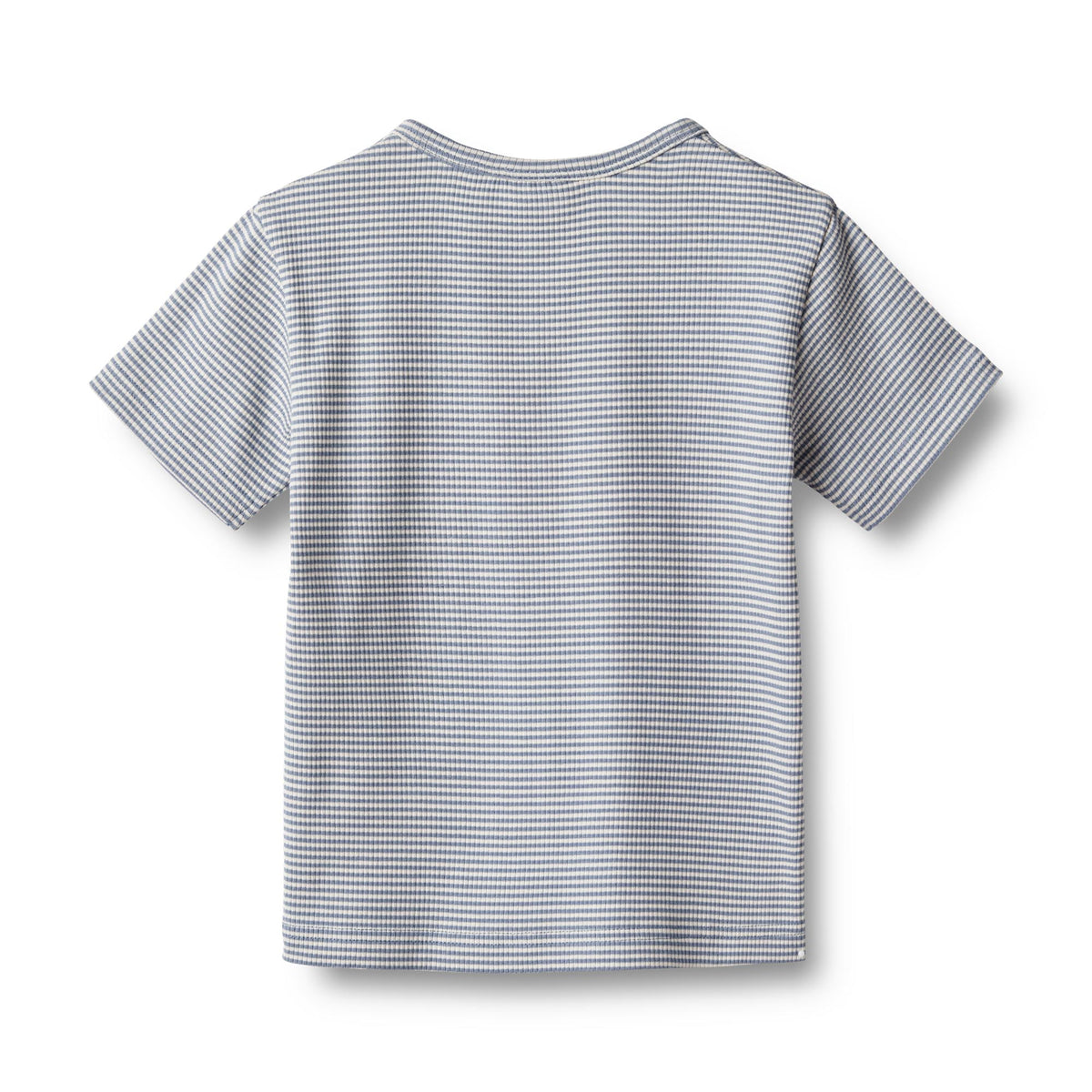 Kurzarm T-Shirt Lumi - blau gestreift