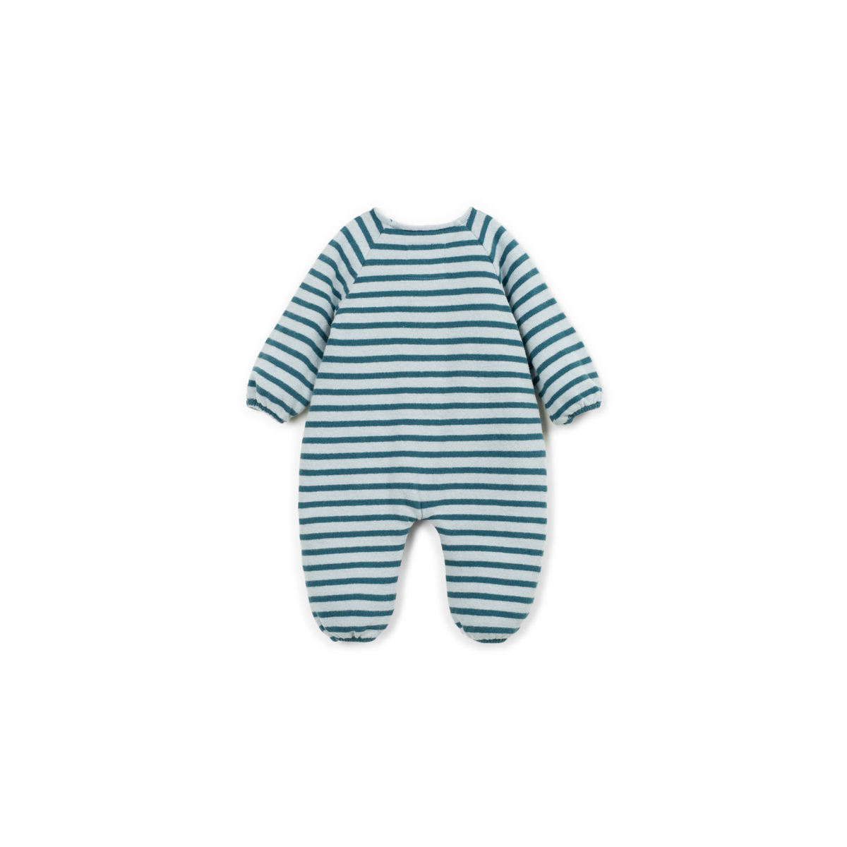 Baby Jumpsuit gestreift - blau