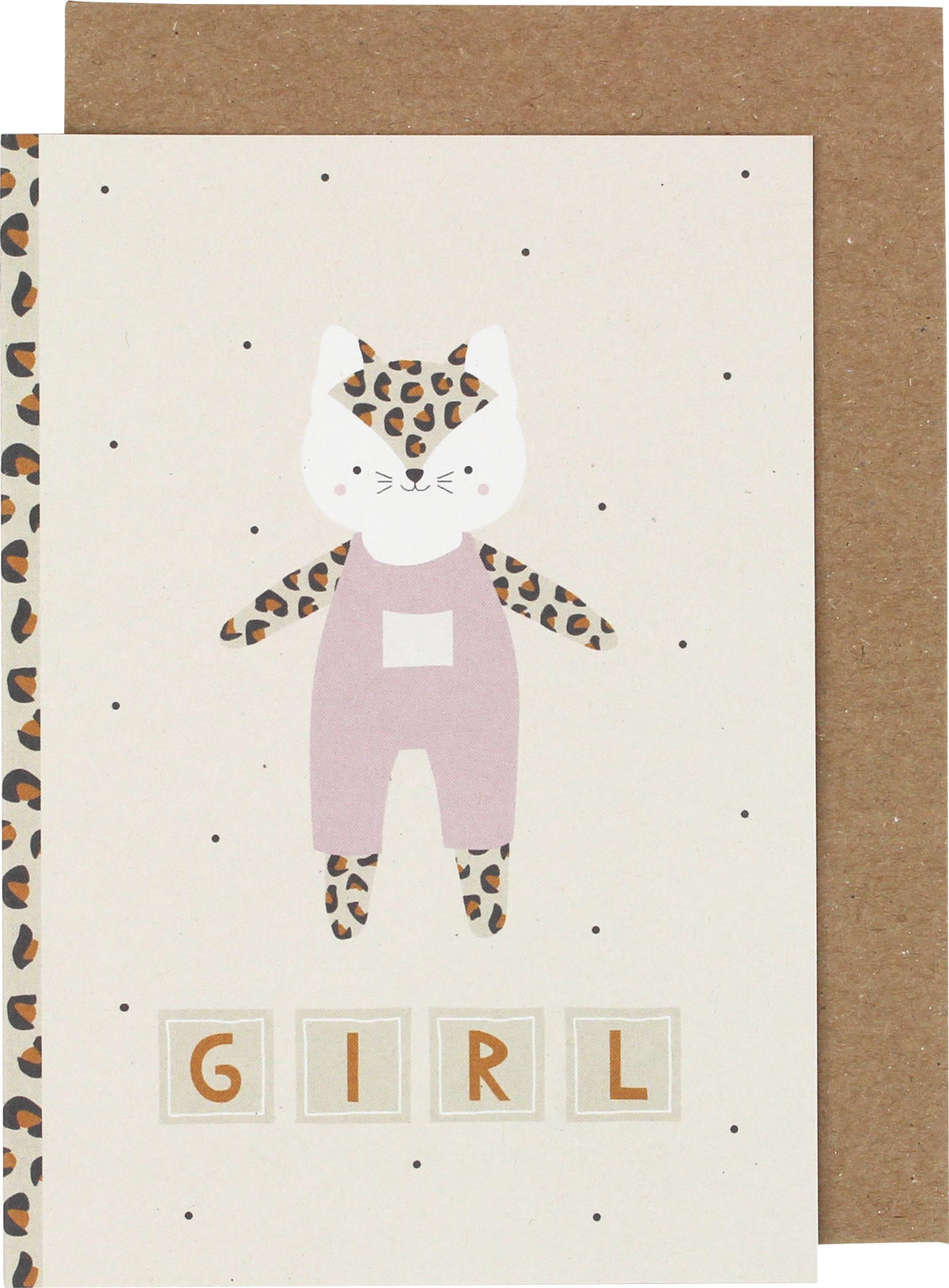 Klappkarte Leo - Girl