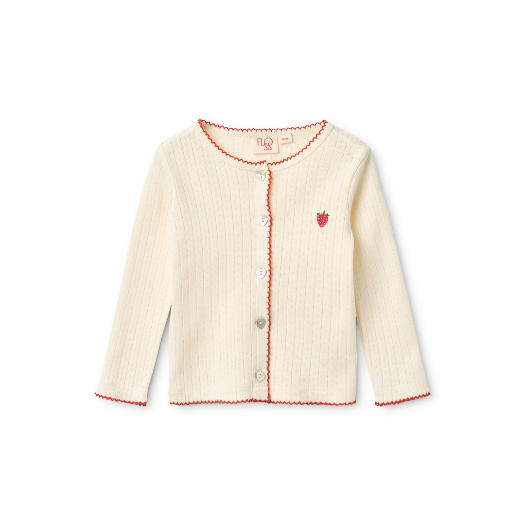 Flora Pointelle Cardigan