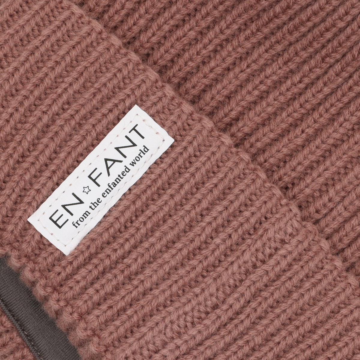 Beanie mit Fleece innen - Burlwood