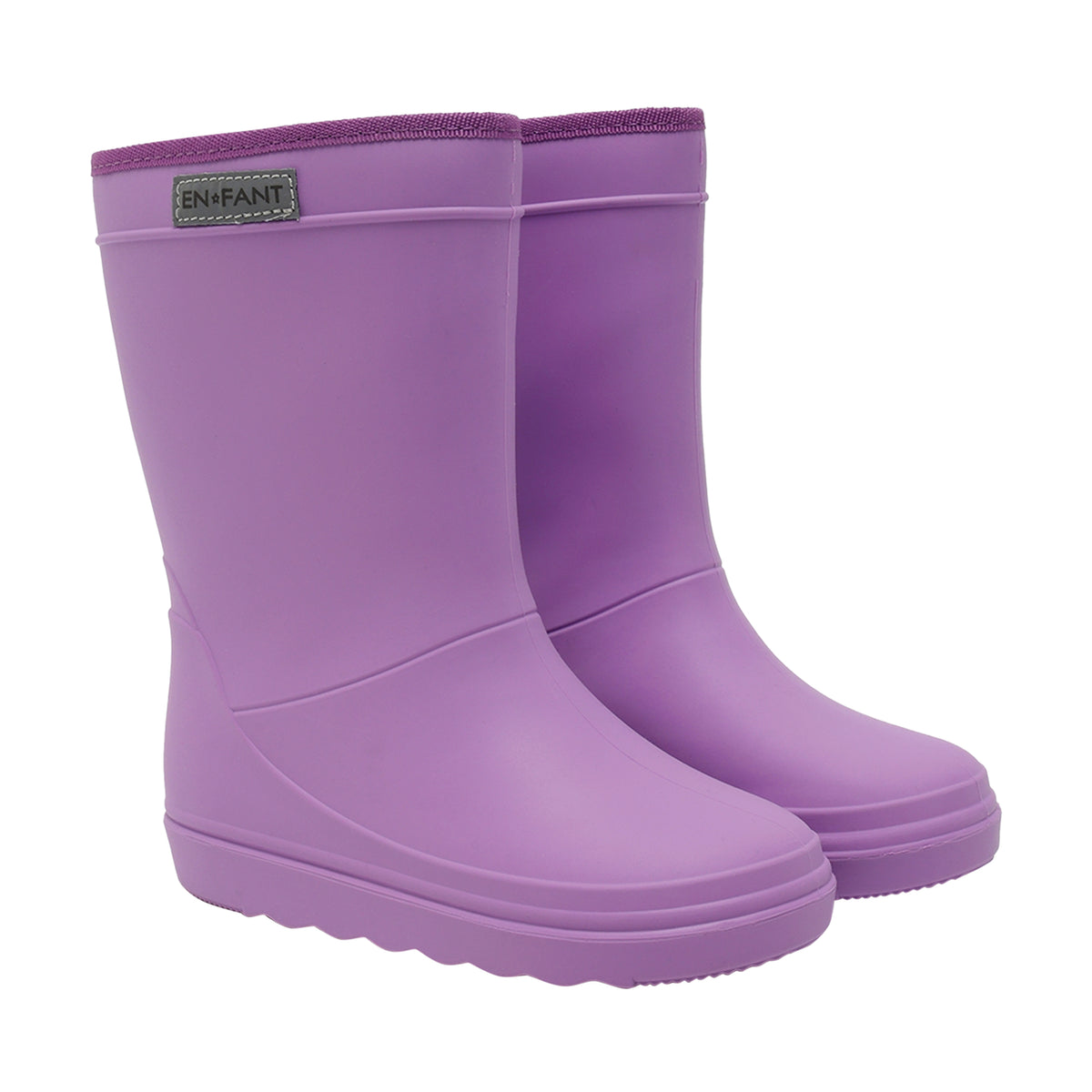 Thermogummistiefel mit Wolle - lila