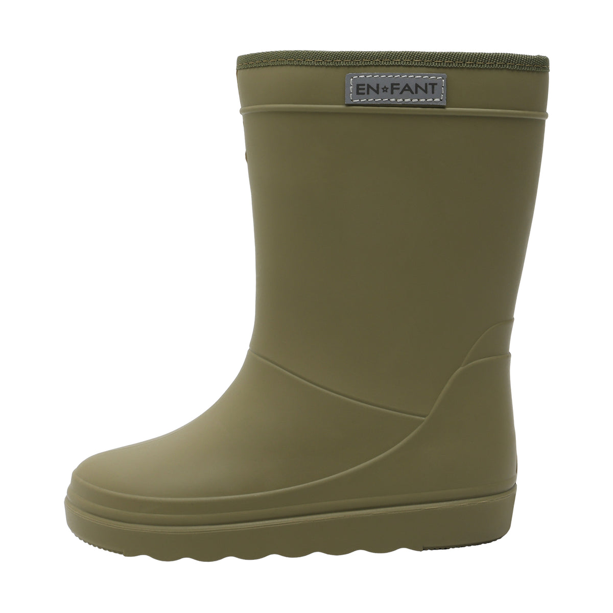 Thermogummistiefel mit Wolle - grün