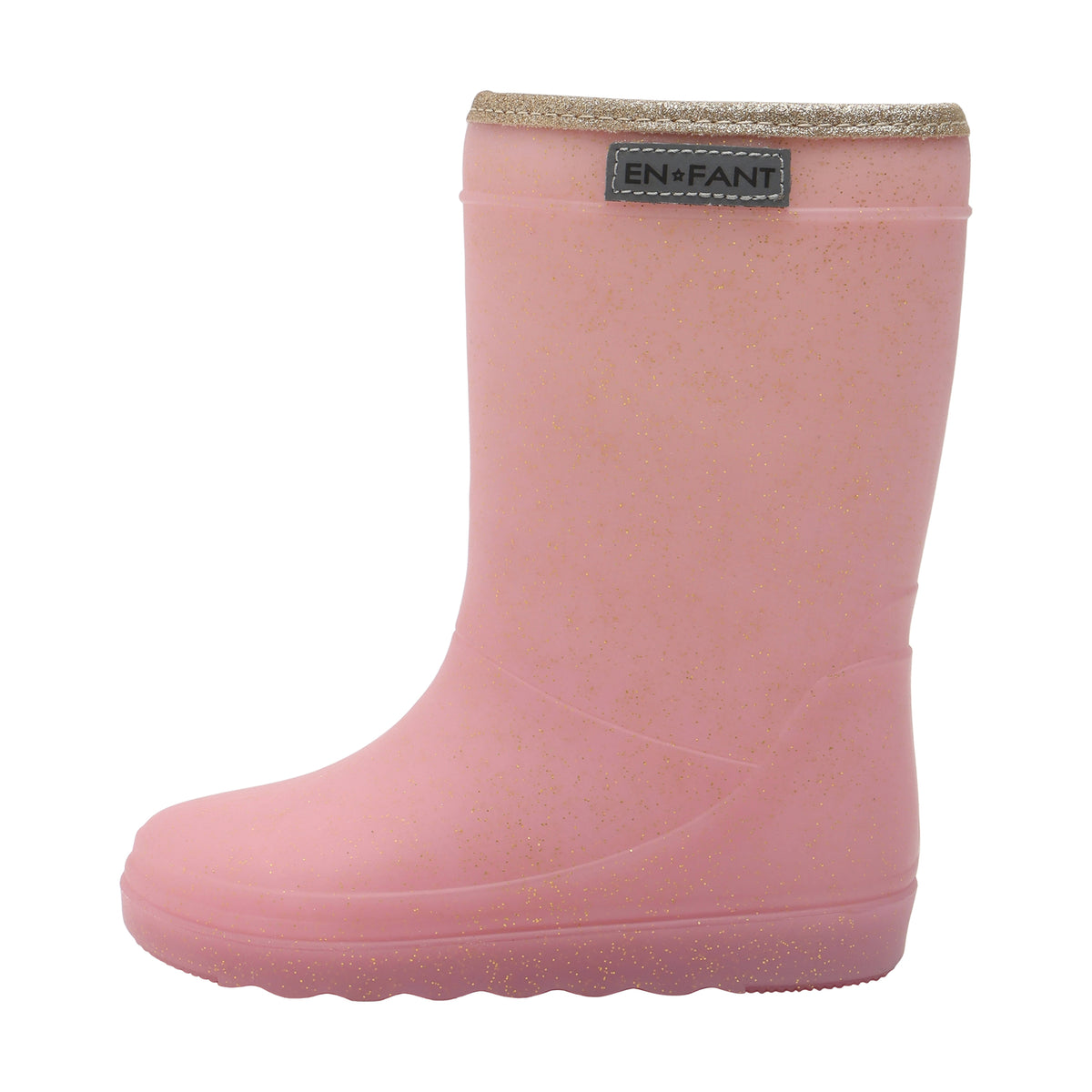 Thermogummistiefel mit Wolle - glitter cashmere rose
