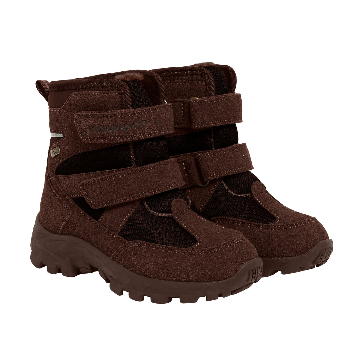 Winterboots Velcro TEX - braun