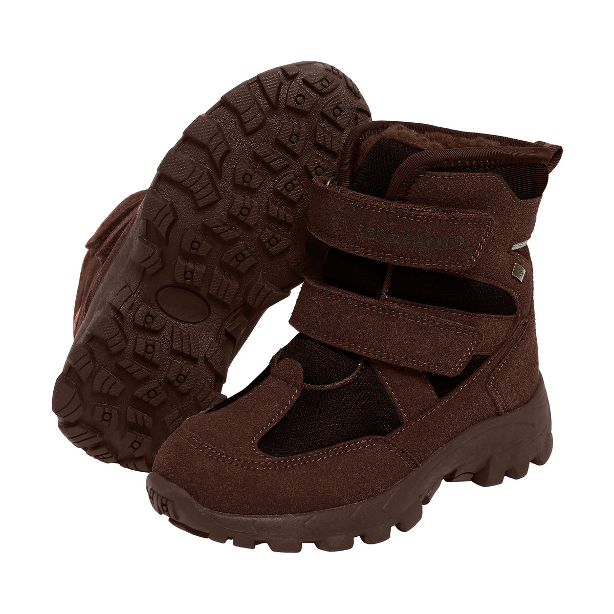Winterboots Velcro TEX - braun