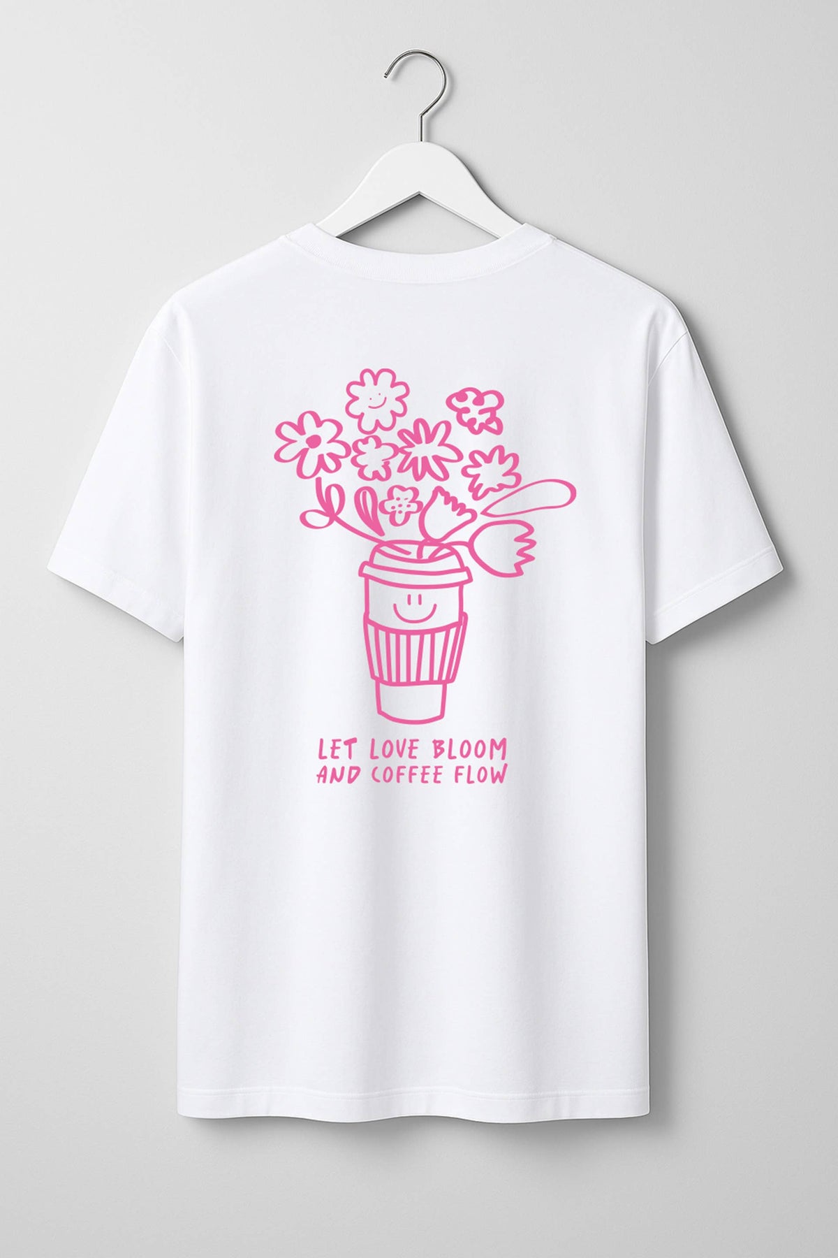 Erwachsenen T-Shirt Let love Bloom