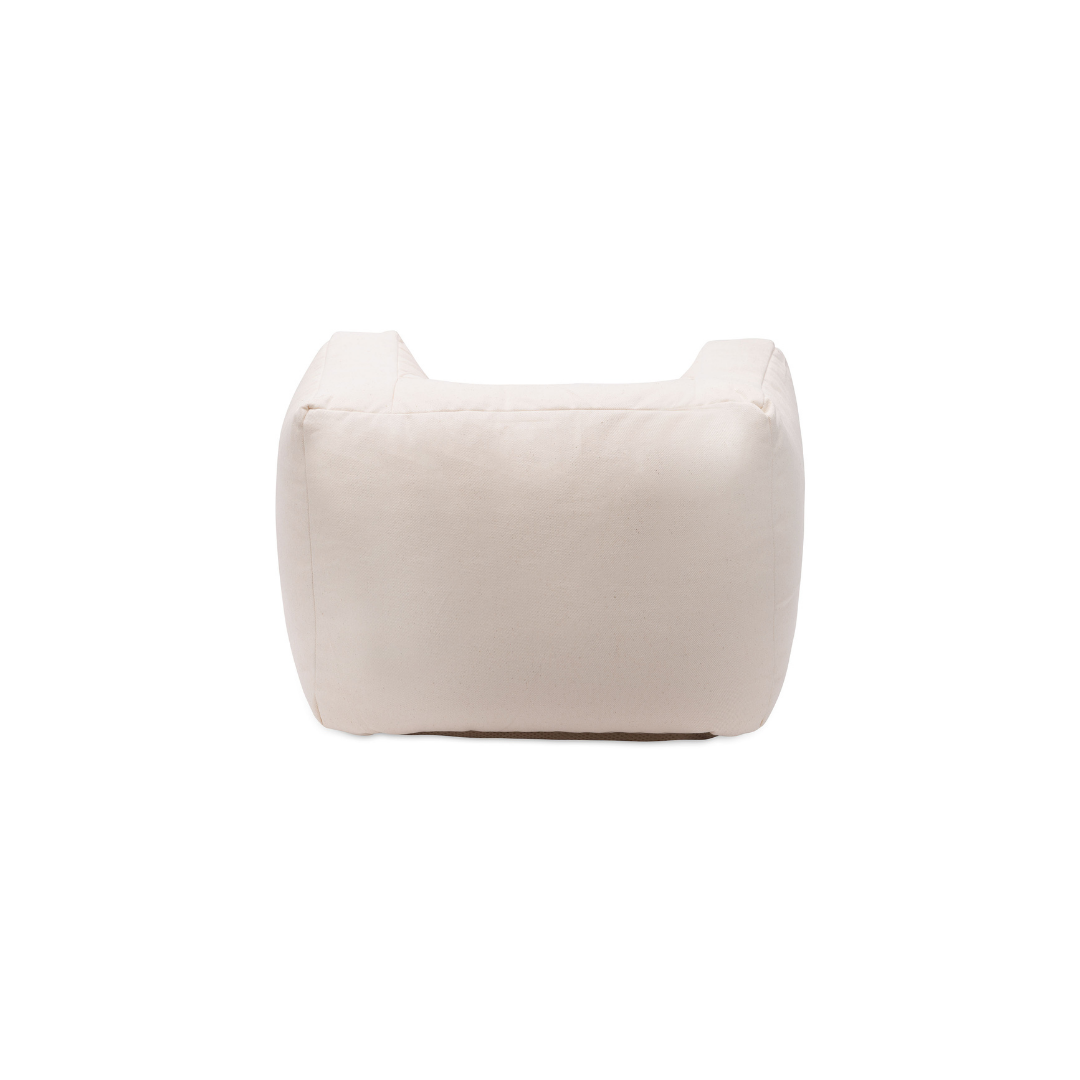 Kindersessel Sitzsack - twill naturel