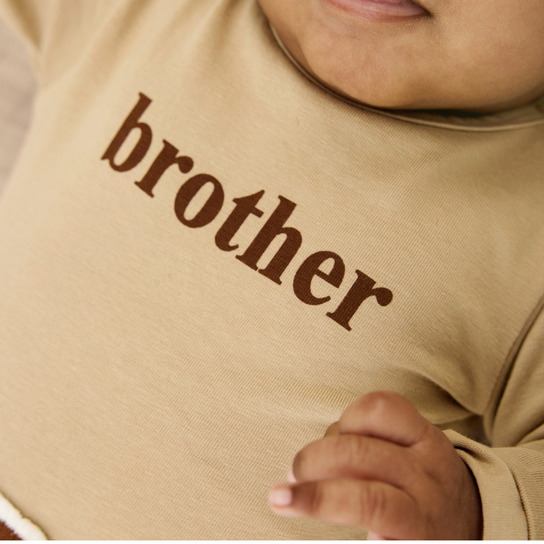 Body langarm Brother - beige