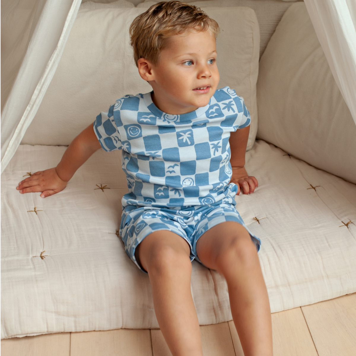 Chase Check - Premium Summerwear Schlafanzug