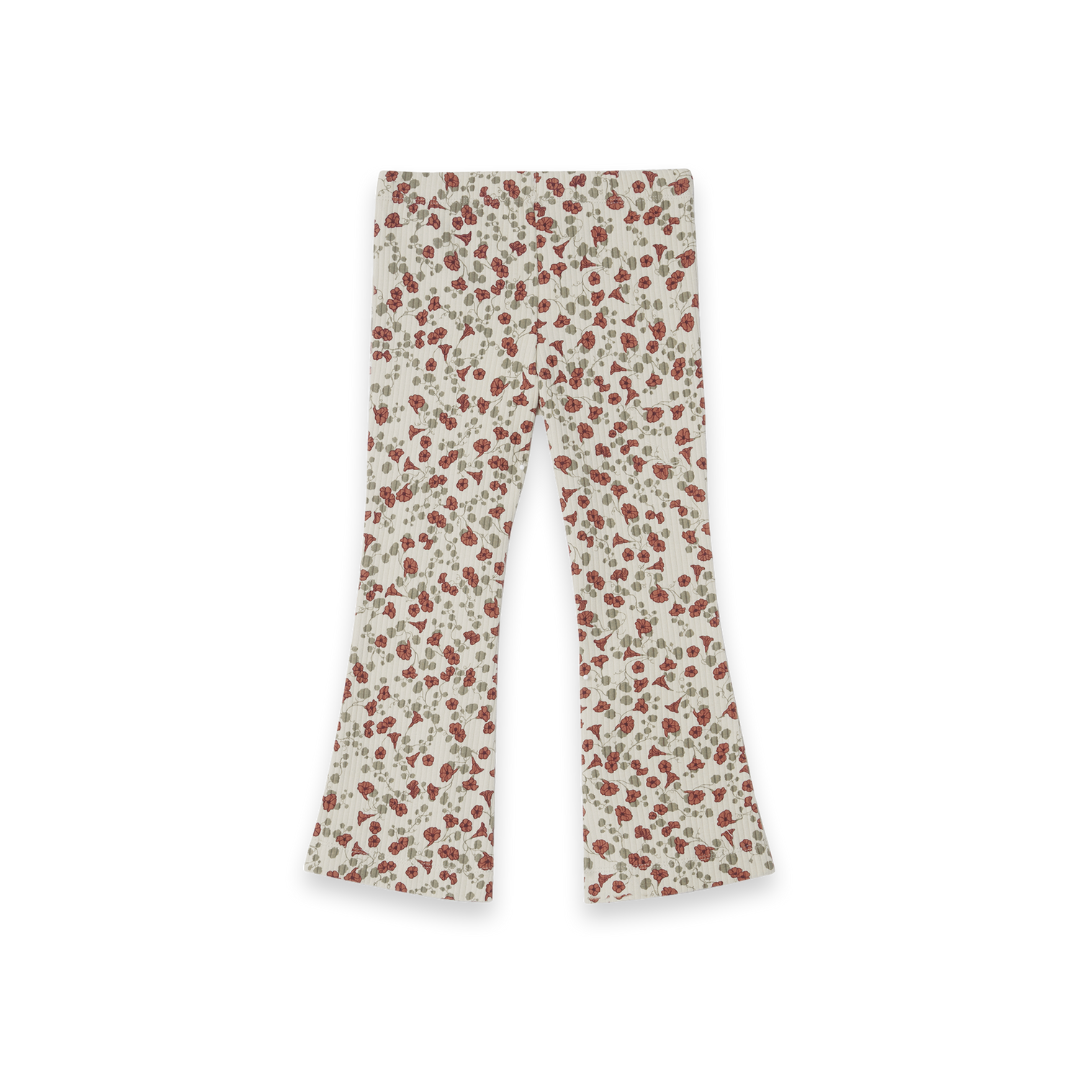 Rib Jersey Kick Flare Leggings
